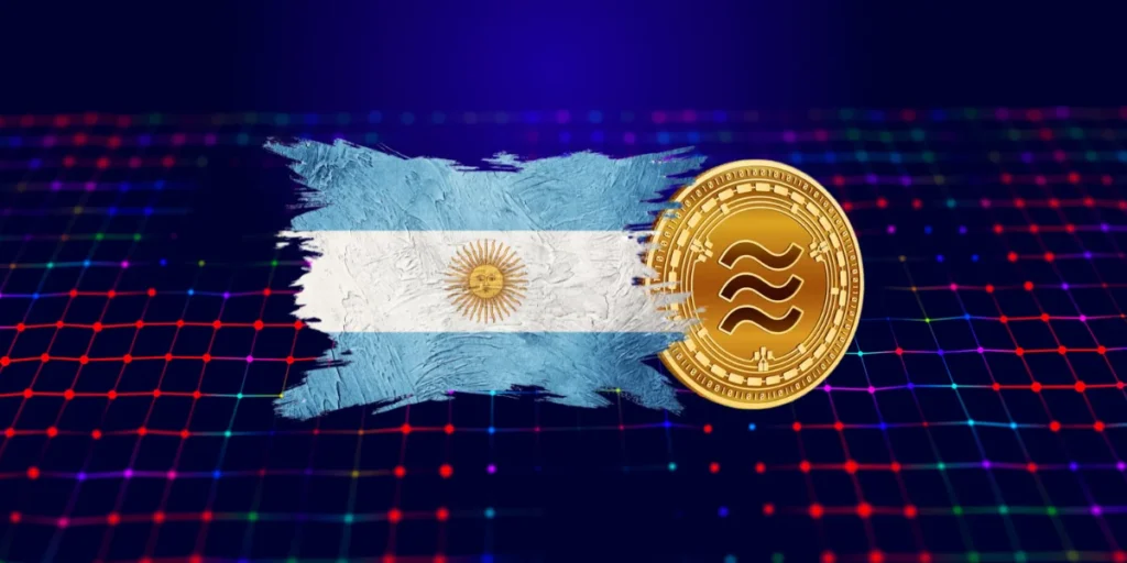 LIBRA token and Argentina's flag