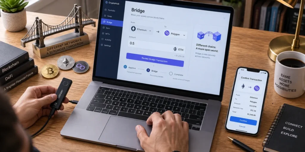 how do crypto bridges work